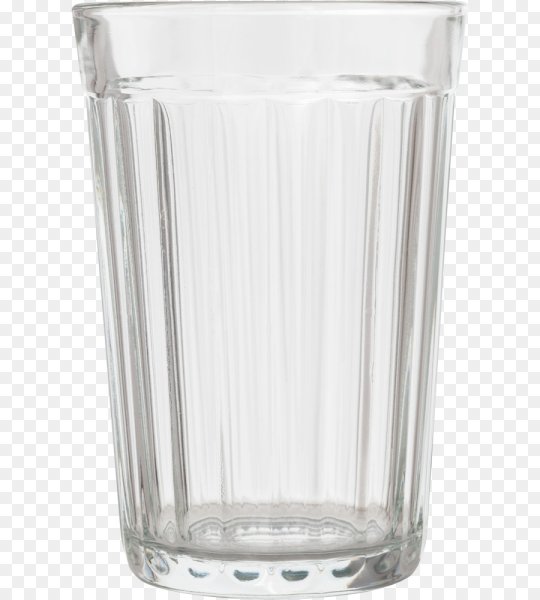 Граненый стакан на прозрачном фоне