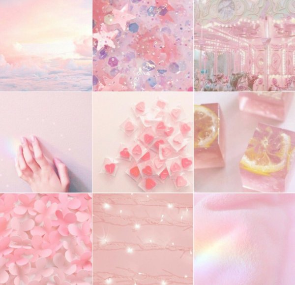Aesthetic Pastel коллаж Pink Pastel