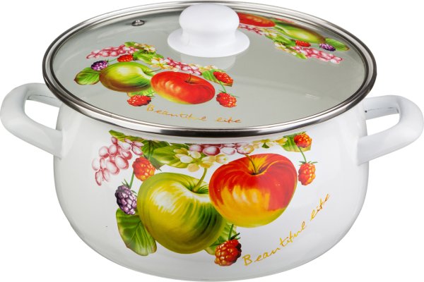 Кастрюля эмалированная Agness