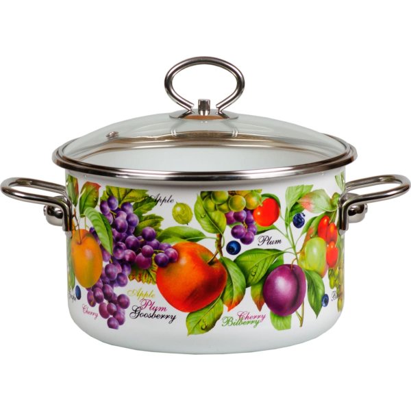 Кастрюля СТАЛЬЭМАЛЬ 3 Л