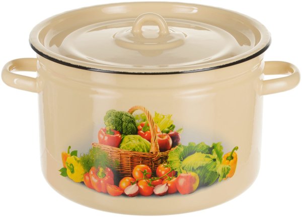 Кастрюля СТАЛЬЭМАЛЬ С-3915ап2 4,5 л