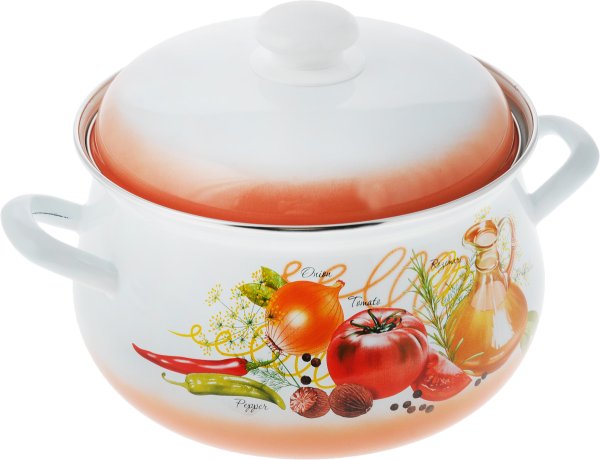 Кастрюля СТАЛЬЭМАЛЬ С1920.38 8 Л