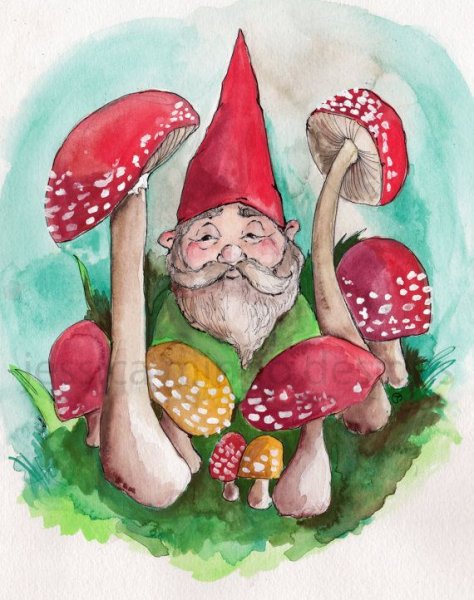 Рисуем гномика