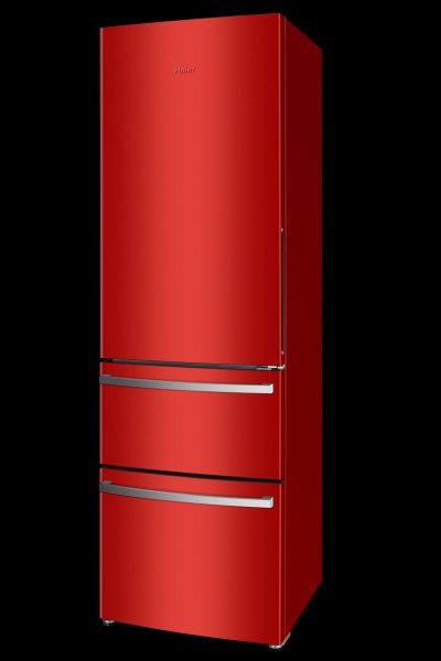 Холодильник Хайер красный RAL