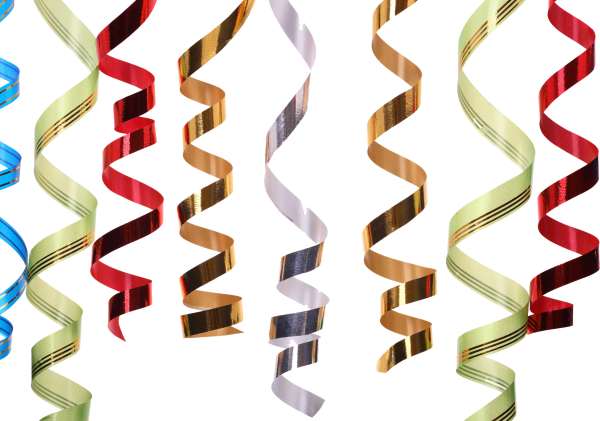 Новогодний серпантин.