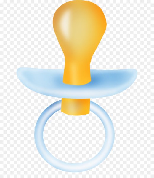 Голубая и розовая соска