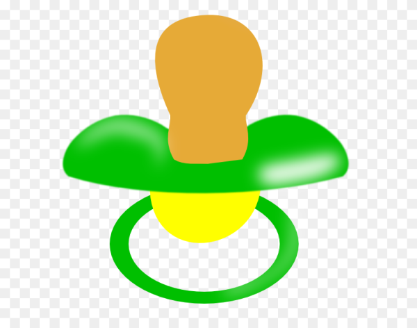 Рисунок ретро соска-пустышка