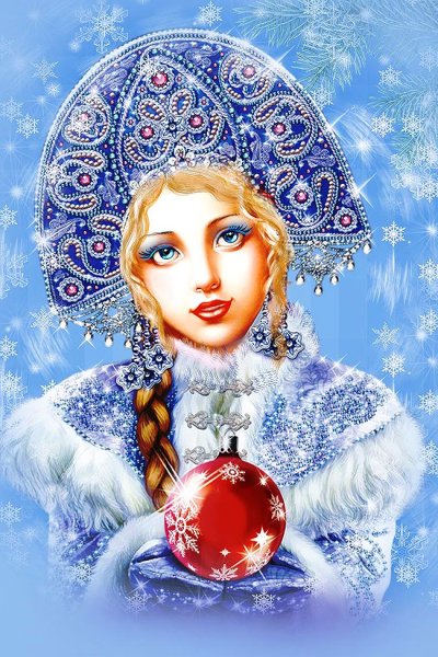 Лицо Снегурочки