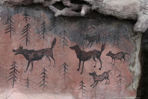 Первобытное искусство петроглифы