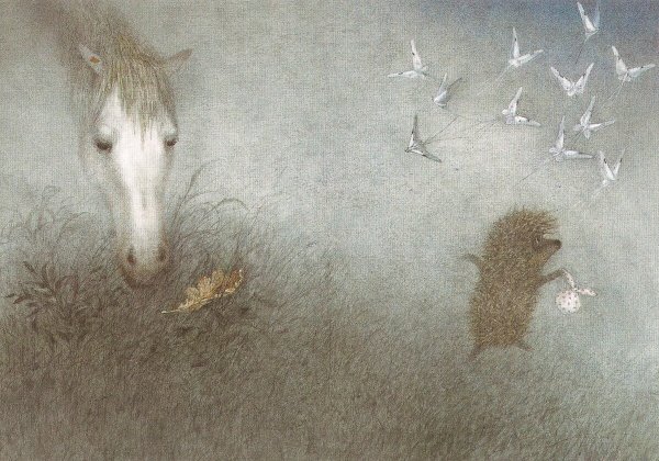 Лошадка из Ёжика в тумане смешная