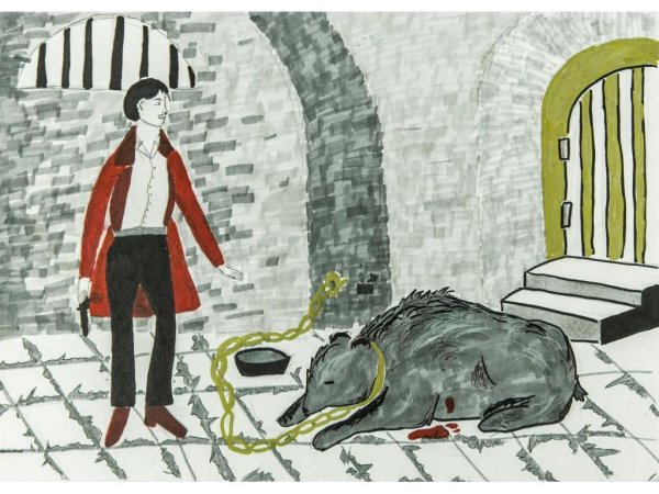 Рисунок к рассказу Дубровский