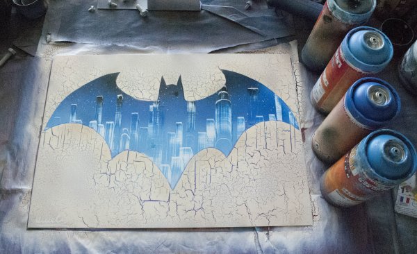 Рисунки баллончиком