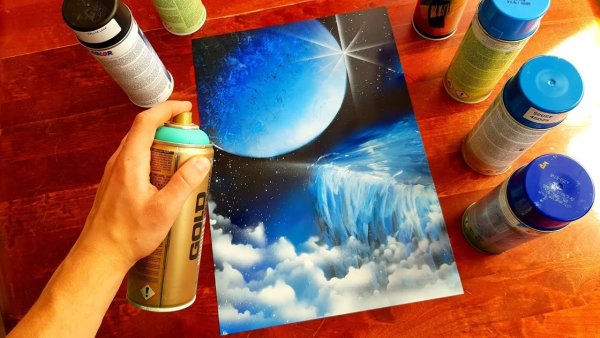 Картины баллончиком