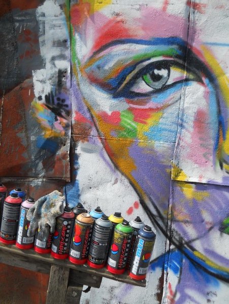 Стрит арт птицы