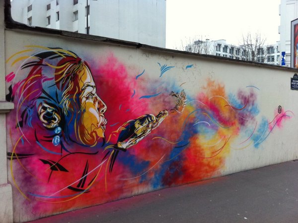 Картины из баллончика с краской