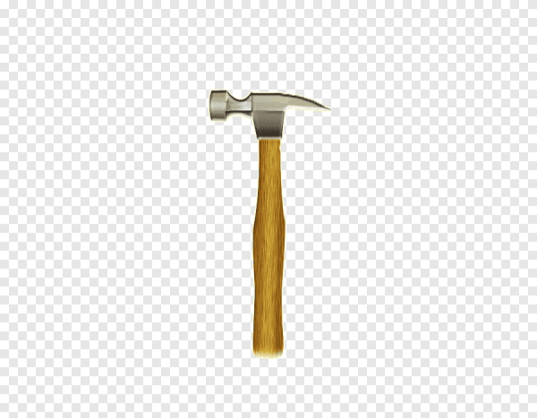 Молоток вертикально