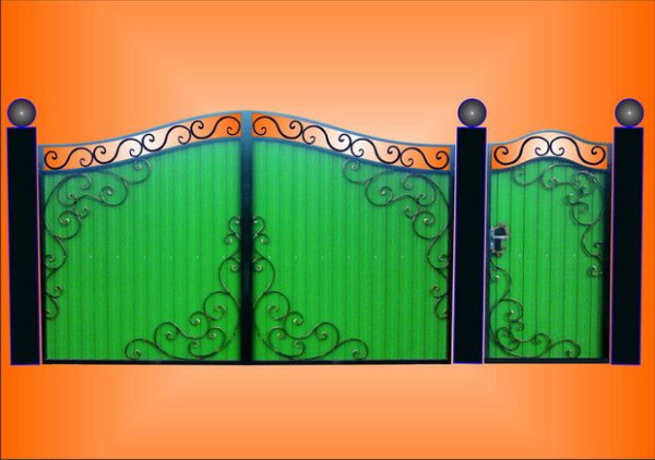Узоры для ворот