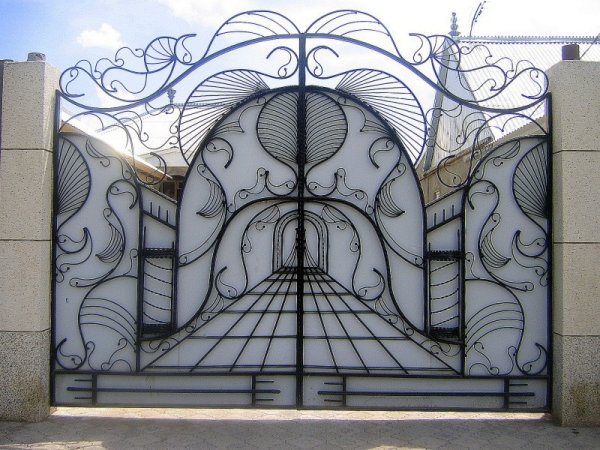 3д ворота кованые