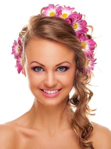 Лицо девушки