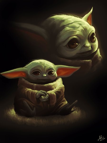 Art Star Wars Бэйби йода