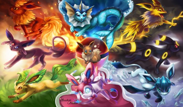 Покемоны для срисовки иви