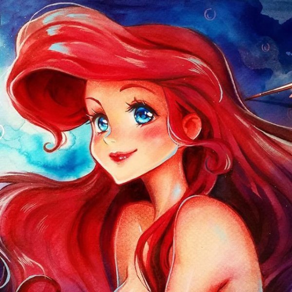Русалка Ариэль аниме