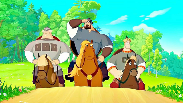 Три богатыря алёша Добрыня