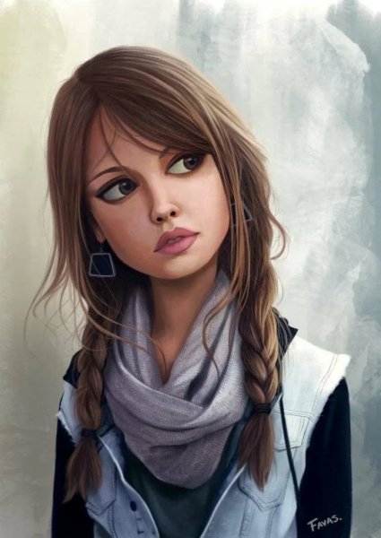 Нарисовать девушку