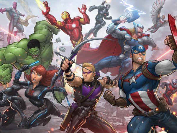 Смешарики но Супергерои из Мстителей