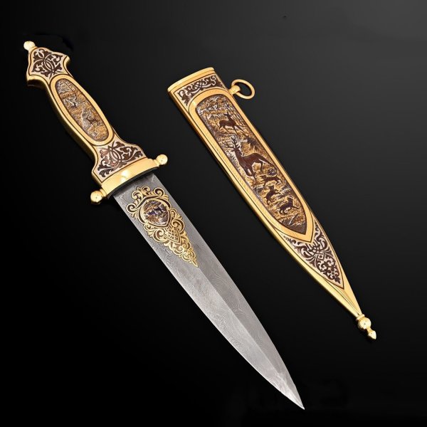 Златоустовский кавказский кинжал 19 века