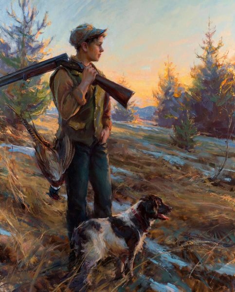Daniel f. Gerhartz картины мужчина