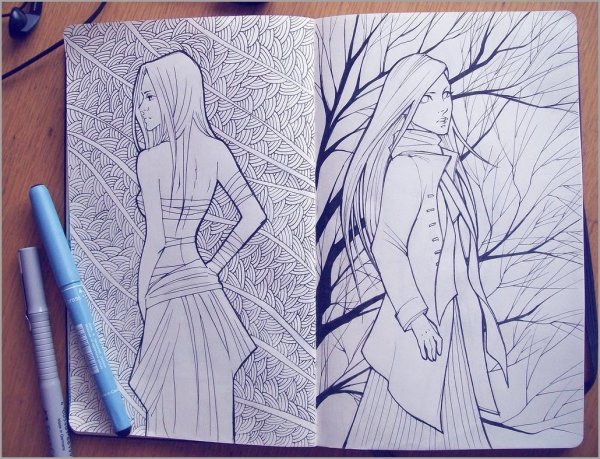 Животные карандашом