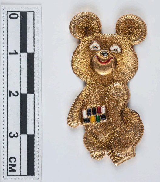 1980г Олимпийский мишка значок