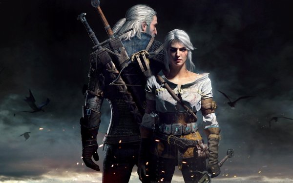 Ведьмак 3 Геральт и Цири