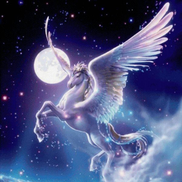 Единорог с крыльями