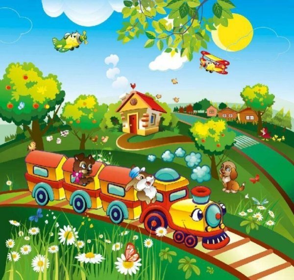 Паровоз детский