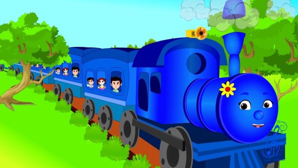 Паровоз букашка мультик