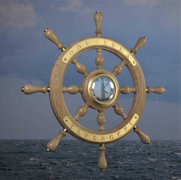 Штурвал яхта сбоку
