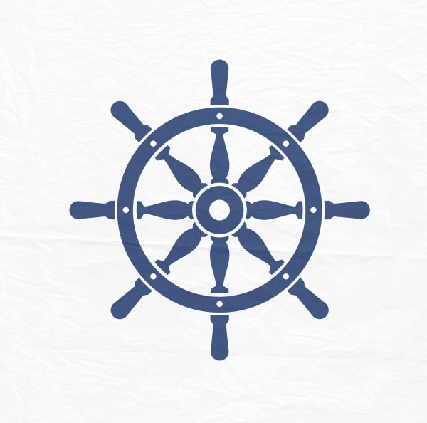 Штурвал корабля на памятник