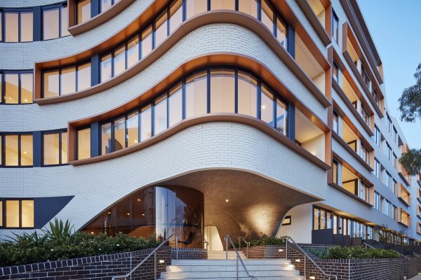 Фасад жилого здания в Мехико Kiral»