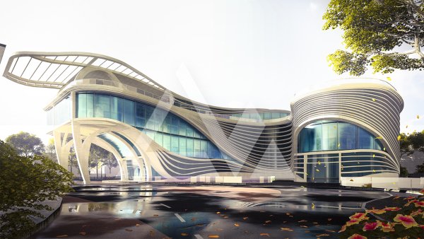 Бионическая архитектура 3д Макс