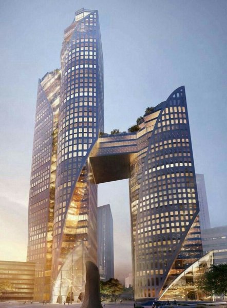 Мюнхен БМВ здание архитектура