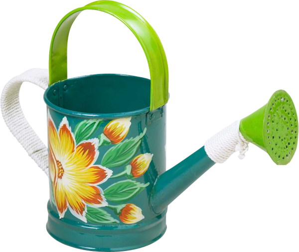 Лейка на белом фоне