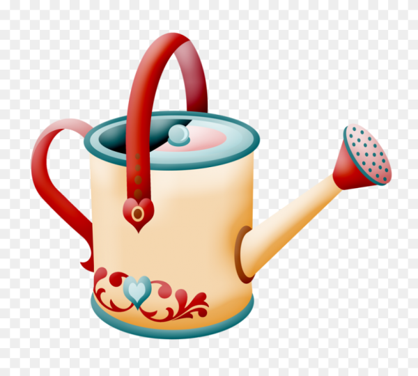 Лейка на белом фоне