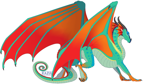 Референс дракона Wings of Fire