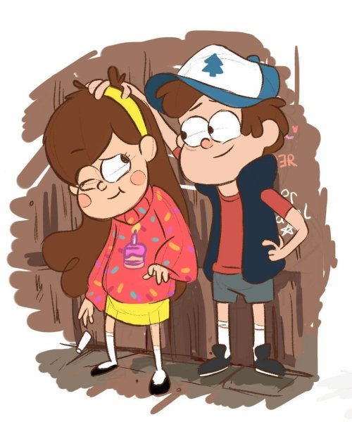 Гравити Фолз Мэйбл и Диппер
