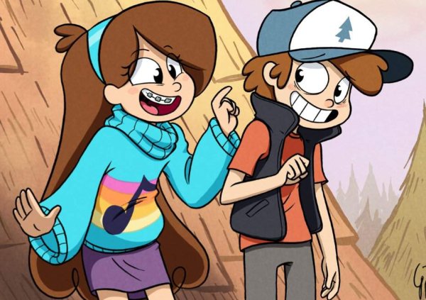 Гравити Фолз Мэйбл и Диппер