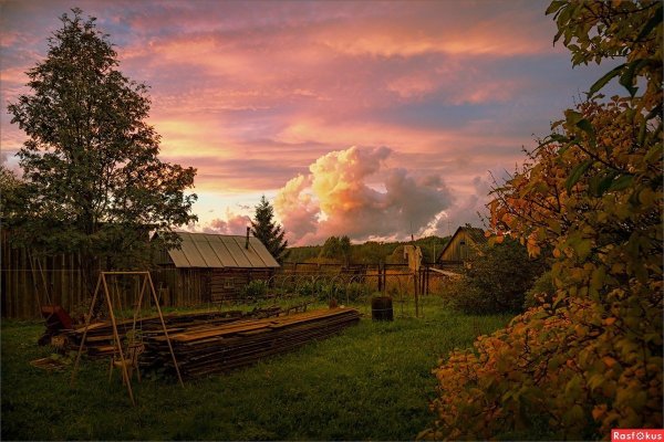 Пейзаж деревни