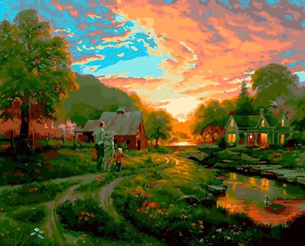 Художник Mark Keathley деревенская жизнь