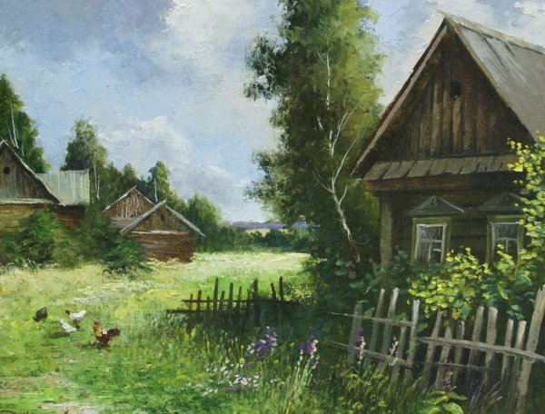 Михаил Бровкин домик в деревне